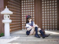 最新私拍百萬粉絲Cos簽約模特▌Nagisa魔物喵▌女子高中生の晝與夜 情趣乳夾束縛跳蛋震逼強制高潮