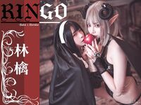 極品姐妹花Raku Haruka高清私拍▌林檎▌魅魔與修女 閨蜜懷中盡享嫩穴抽插快感 羞恥高潮