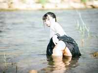 [新姬上線][會員][圖包][CosPlay]蘿莉嫩妹@超級美穴@落落Raku之閃光少女~Shining Days~ 戶外露出的學妹 密穴粉嫩 香甜可口 硬得哥哥停不下來