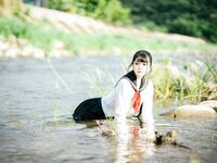 [新姬上線][會員][圖包][CosPlay]蘿莉嫩妹@超級美穴@落落Raku之閃光少女~Shining Days~ 戶外露出的學妹 密穴粉嫩 香甜可口 硬得哥哥停不下來