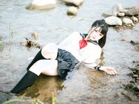 [新姬上線][會員][圖包][CosPlay]蘿莉嫩妹@超級美穴@落落Raku之閃光少女~Shining Days~ 戶外露出的學妹 密穴粉嫩 香甜可口 硬得哥哥停不下來