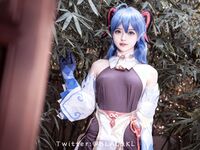 萌新推特00後露臉美少女▌白莉愛吃巧克力▌超色情Cos甘雨粉嫩凸激乳粒 嬌艷欲體粉嫩白虎色氣滿滿