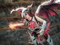 極品Cos爆機少女【喵小吉】動漫改新作《怪物獵人_曙光》極致粉穴美乳 超清4K原檔無水印