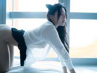 最新流出超人氣嫩模極品女神 ▌阿朱▌4K原版私拍 肛塞貓女郎 挺翹乳粒鮮嫩緊致白虎 無與倫比的氣質