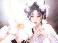 極品Cos爆機少女【喵小吉】九月新作《荷花池》古裝嬌俏美女 超干凈美鮑 高清