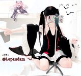 極品嬌嫩小萌妹『LepALu』雙馬尾粉嫩萌妹 被大J8爆操高潮 小嘴吃下大雞B 高清黑色LO裙