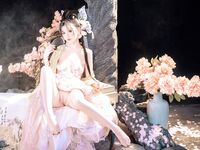 高端ACG业界女神爆机少女▌喵小吉▌古风仙作《如梦令》绝美画风鲜鲍嫩乳 妙哉典藏必备