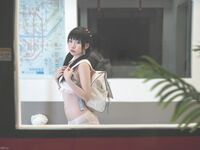 極品CosPlay爆機少女【喵小吉】純欲系新作《深夜地鐵》極致粉穴豪乳露出 超清4K原版