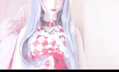 嬌嫩露臉小網紅！推特二次元卡哇伊極品妹【原野小年】粉絲群福利私拍COSER紫薇無毛粉嫩蜜穴 (12)