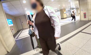 【フルHD 超高畫質】【前編】推定Ｈカップ！！デカ丸出しのセクシーお姉さん♪エロ要素満載でフル必至！！