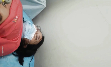 國內某體檢中心心電圖檢查偷拍 各種美乳大學生少婦美乳映入眼簾，處女的奶子圓潤堅挺好好看 (8)