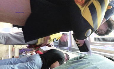 成都地鐵醫院抄底 驚現無內長腿美女 各式內內讓人噴血 幻想扒下推到啪啪 高清1080P版 (5)