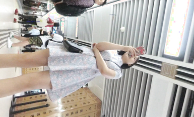 成都地鐵醫院抄底 驚現無內長腿美女 各式內內讓人噴血 幻想扒下推到啪啪 高清1080P版 (9)