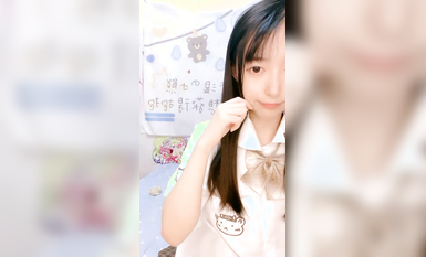 超高顏值的軟妹！JK美少女！【十月喵】我竟然流鼻血了！ (2)