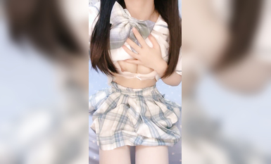 超高顏值的軟妹！JK美少女！【十月喵】我竟然流鼻血了！ (4)