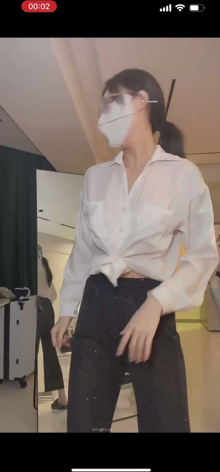 【抖音重磅】人氣女神【草莓小甜心】首次超大尺度露三點【丁姐直播】9月 (18)