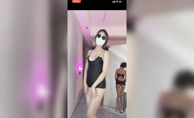 抖音重磅：56W粉絲女神【草莓小甜心】【丁姐】高價走私直播秀 (6)