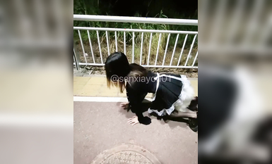 最新推特七位人氣蘿莉女主露出私拍 戶外野戰全裸路邊翹美臀後入啪啪森下悠 (8)