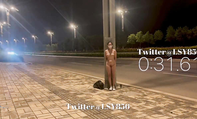 最新推特七位人氣蘿莉女主露出私拍 戶外野戰全裸路邊翹美臀後入啪啪林淑怡 (6)