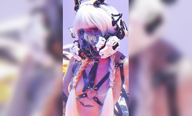 高端ACG业界女神爆机少女▌喵小吉▌巅峰金属大作《赛博朋克·超梦》壁纸党典藏必备 每期都是精品 (2)