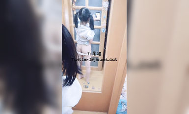 超极品JK萝莉『广深玉子』联动『爱双飞』姐妹花激情群飞 极品美乳粉鲍萝莉云集 高清九尾猫第二弹 2022.10 (4)