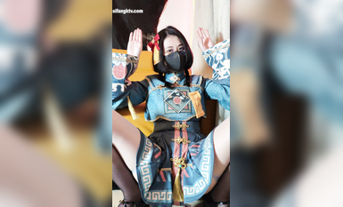 【超极品 可爱少女】抖音网红反差母狗『奶咪』最新啪啪新作-白丝啪啪 顶着爆臀侧插内射 (6)