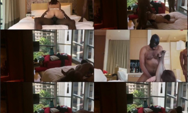 【绿帽狂 淫荡妻】无能绿帽男找两个黑超大屌猛男来满足饥渴美娇妻 轮番扛腿猛烈抽插黑丝美穴 高清1080P原版无水印