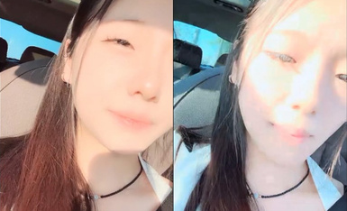 年轻嫩妹子户外驾车，停车后排座做爱，深喉口交无套操刮毛逼射在外阴上