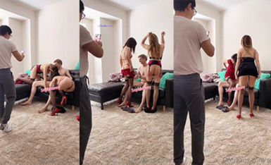 加拿大華人圈『索菲婭』最新VIP訂閱私拍⑤露臉淫亂轟趴 場面淫亂淫靡 完結篇 高清 (4)