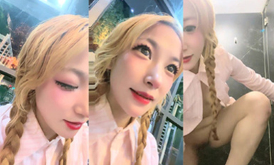 和幾個舔狗線下見面，火鍋店內開干，【喬寶快噴啊】，廁所大炮，酒吧和戶外自慰噴水，真是膽大包天 (3)