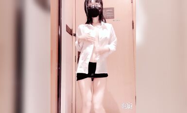 青春無敵 超高人氣極品眼鏡小姐姐旺仔桃嘰私人定製各種潮流BGM裸舞白虎逼飽滿大奶亂顫很頂 (8)