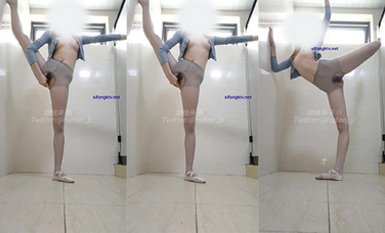 【極品反差❤️頂級身材】芭蕾舞姬『胡桃夾子』墮落女神最新裸舞啪啪❤️各種高難度姿勢花式啪啪 內射高潮灰絲一字馬 (9)