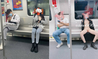 頂級反差女神〖娜娜愛之屋〗最新露出挑戰，人來人往商場地鐵人前偷偷露出，緊張刺激！超級反差合集（2）