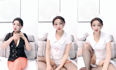 高顏值極品大奶主播 糖寶 多場合集 (4)