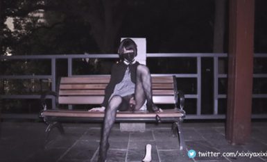 高顏值偽娘@曦曦(xixiyaxixi)尺度露出作4K合集 (13)