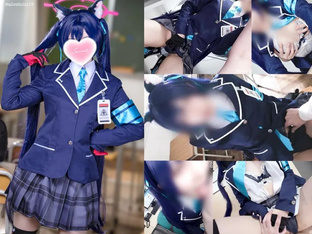Blue Archive Celica Cosplaying  multiple orgasm mating sex