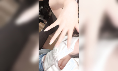 【京魚兒】19歲童顏巨乳 可愛貓女 神秘男舔逼 道具自慰 (5)