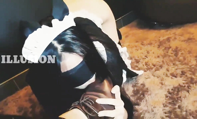 八月【重磅福利】SM大神ILLUSION 調教COS女奴福利集，各種性虐蘿莉美少女，屁股都拍紅再操 (85)