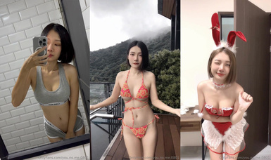 【年度新檔①】零零後韓國純愛情侶「Zhen禎」OF純愛私拍，白嫩蘿莉學生系少女尤物，性感肥臀模特身材，行走的電動小馬達 (4)