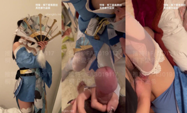 喜歡cos的小母狗嫩妹『桐下愛希』不知火舞（王者榮耀）