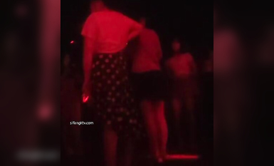 【地下酒吧之情與欲】砂舞 燈紅酒綠口爆~打站樁~啪啪~ (14)