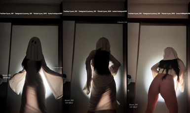 藝校活潑露臉美女【玉米yum_707】最新VIP長視頻作品，刮陰毛玩具紫薇+萬聖節限定 (1)