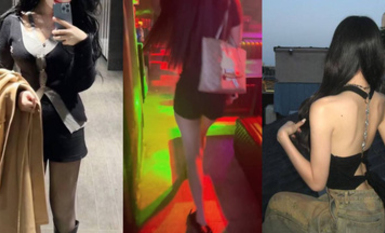 深圳第一深情 放暑假了，約到小酒館喝喝酒，身材顏值真是太絕了-1