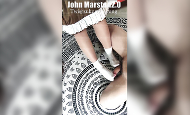 【johnmarston】洛麗塔肉絲棉襪足交 (6)