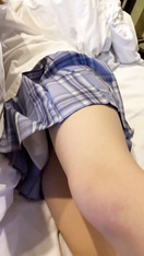 露臉JK雙麻花辮_全程露臉_沖刺必備 (1)