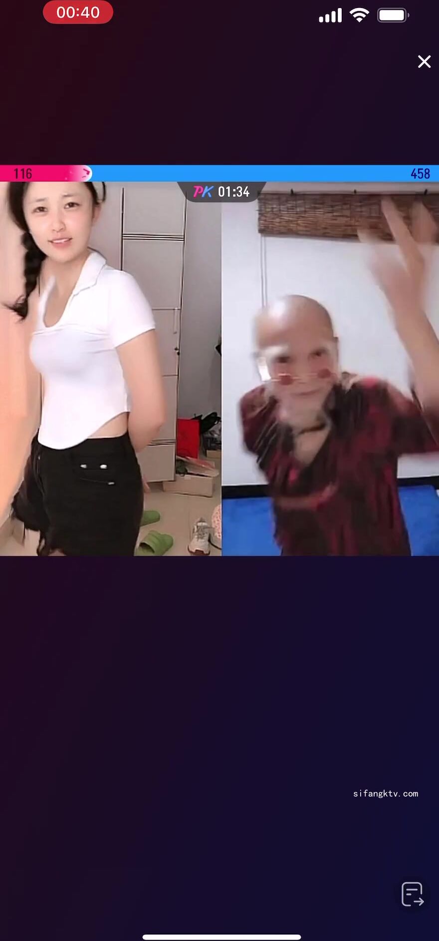 最新《瘋狂抖音》外篇之《抖音擦邊3》顏值主播直播各顯神通 閃現 走光露點 刷邊PK (106)