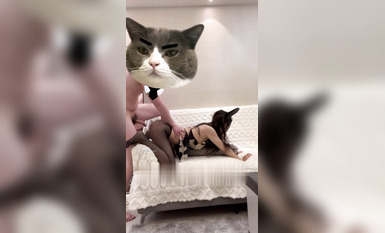 國產無碼大神玩家約操高質量女神最強性愛私拍 淺藍空乘廈航空姐反差高潮 高清面具系列-貓女-黑絲 (9)