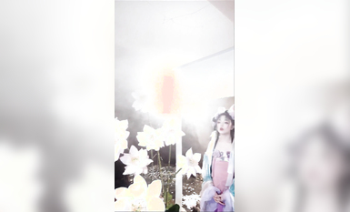 極品Cos爆機少女【喵小吉】九月新作《荷花池》古裝嬌俏美女 超干凈美鮑 高清 (3)