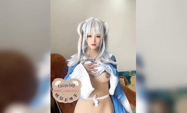 兩位高顏值COS女神『木之本瀾+桃谷若姬子』最新大尺私拍 各式動漫女神 美乳粉穴 高清 (19)