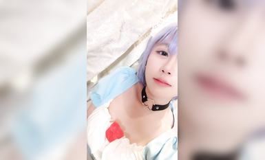 童顏巨乳蘿莉【京魚兒】二次元風COS裝摳B特寫 三場收費合集 (3)